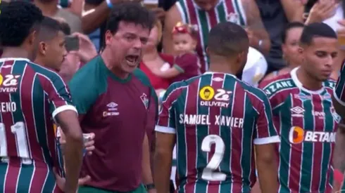 Diniz, furioso con sus jugadores. Foto: Captura