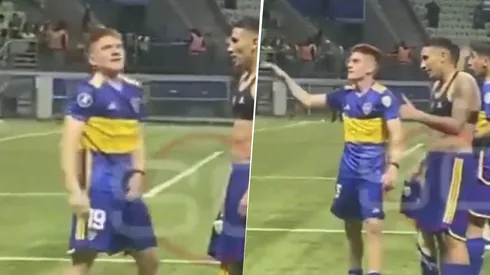 El gesto de Valentín Barco a los hinchas de Palmeiras