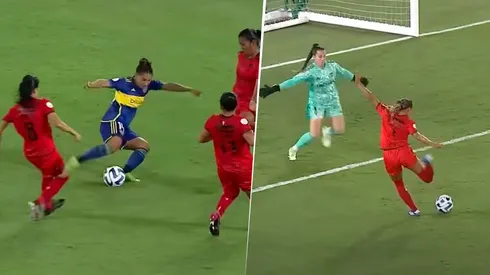 Las Gladiadores igualaron en su debut de la Copa Libertadores. Foto: Captura