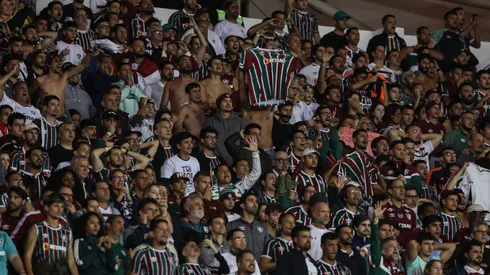 La reacción de los hinchas de Fluminense tras conocer a su rival. Foto: Getty
