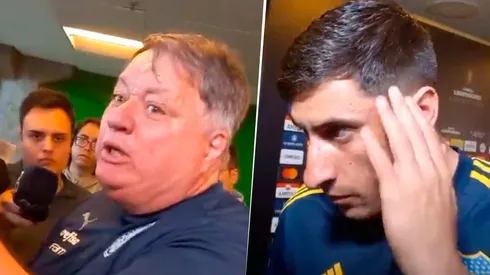 El incómodo momento que se dio en zona mixta. Foto: Captura