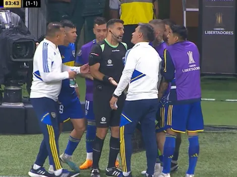 Viral: por qué los hinchas de Boca llaman "héroe" al cuarto árbitro del partido contra Palmeiras