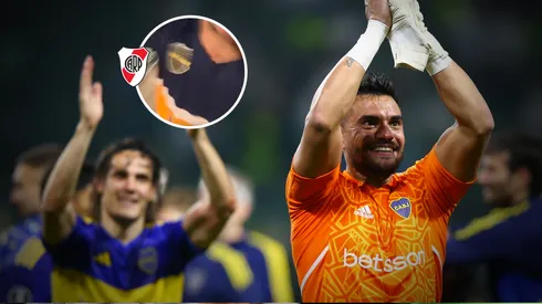 El ex River que festejó con locura la clasificación de Boca.