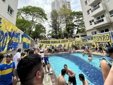 VIDEO | La fiesta de los hinchas de Boca en la previa de la semifinal vs. Palmeiras