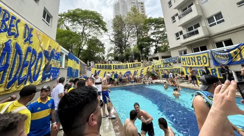 La gente de Boca está en San Pablo.