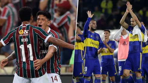 Fluminense pasó a la final y Boca quiere meterse. Fotos: Getty