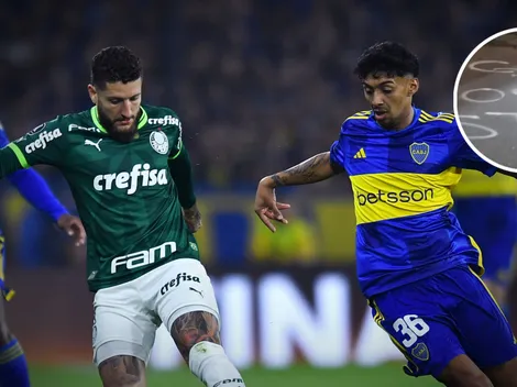 Con una pintada, la amenaza de la hinchada de Palmeiras a los fanáticos de Boca en San Pablo