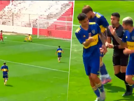 VIDEO | El gol de Mauricio Benítez que le dio el triunfo a la Reserva de Boca ante Unión