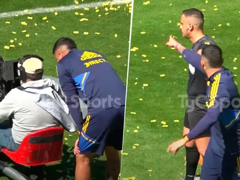 VIDEO | Rojo le pidió a un camarógrafo que le muestre una repetición y luego estalló contra los árbitros 