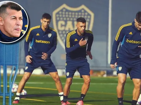 Almirón decidió no entrenar al plantel en césped sintético y ya se sabe el motivo