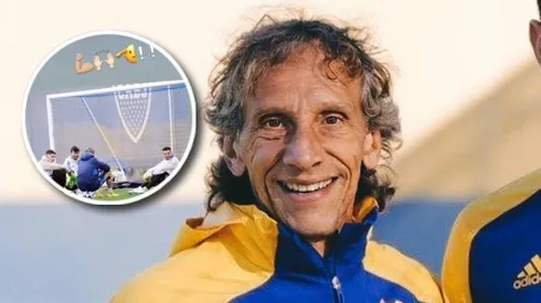 Fernando Gayoso, entrenador de arqueros de Boca