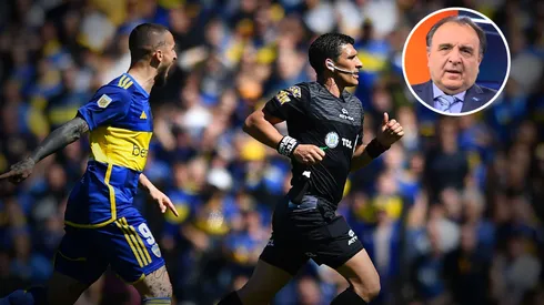 Scime dio sus argumentos sobre una polémica del Superclásico. Foto: Getty