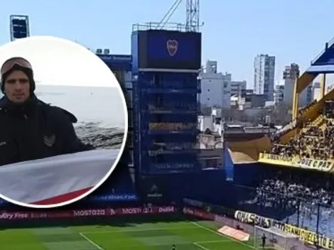 VIDEO | El cantito de los hinchas de Boca a Merlos, tras la foto viral con ropa de River