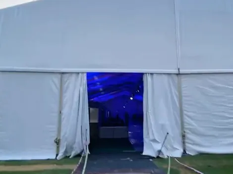 VIDEO | Así son por dentro las carpas que estaban preparadas para las elecciones en Boca