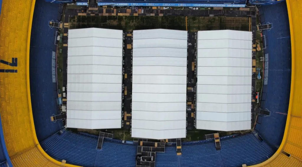 Las carpas ya están colocadas en La Bombonera: ¿habrá votación?