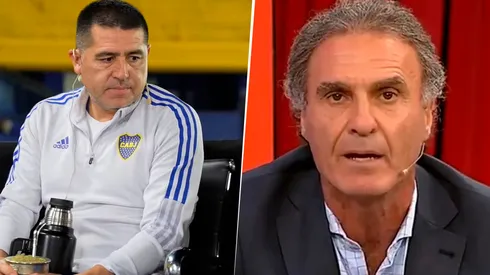 Riquelme y un palazo a Ruggeri.