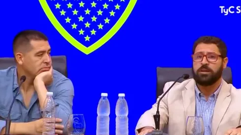 Quién es Walter Krieger, el abogado que acompañó a Riquelme. Foto: Captura