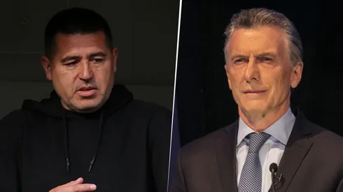 Riquelme y Macri se enfrentan en las elecciones presidenciales de Boca. Foto: Getty