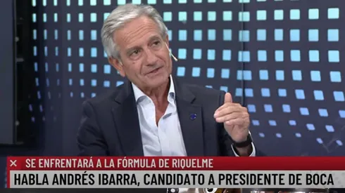 Ibarra apuntó contra Riquelme. (La Nación +)