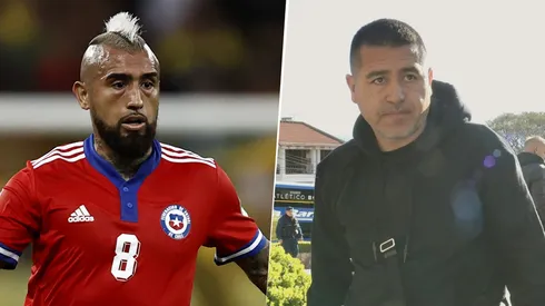 Vidal habló de Riquelme y Boca. Foto: Getty