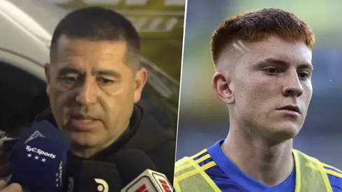 Juan Román Riquelme y Valentín Barco