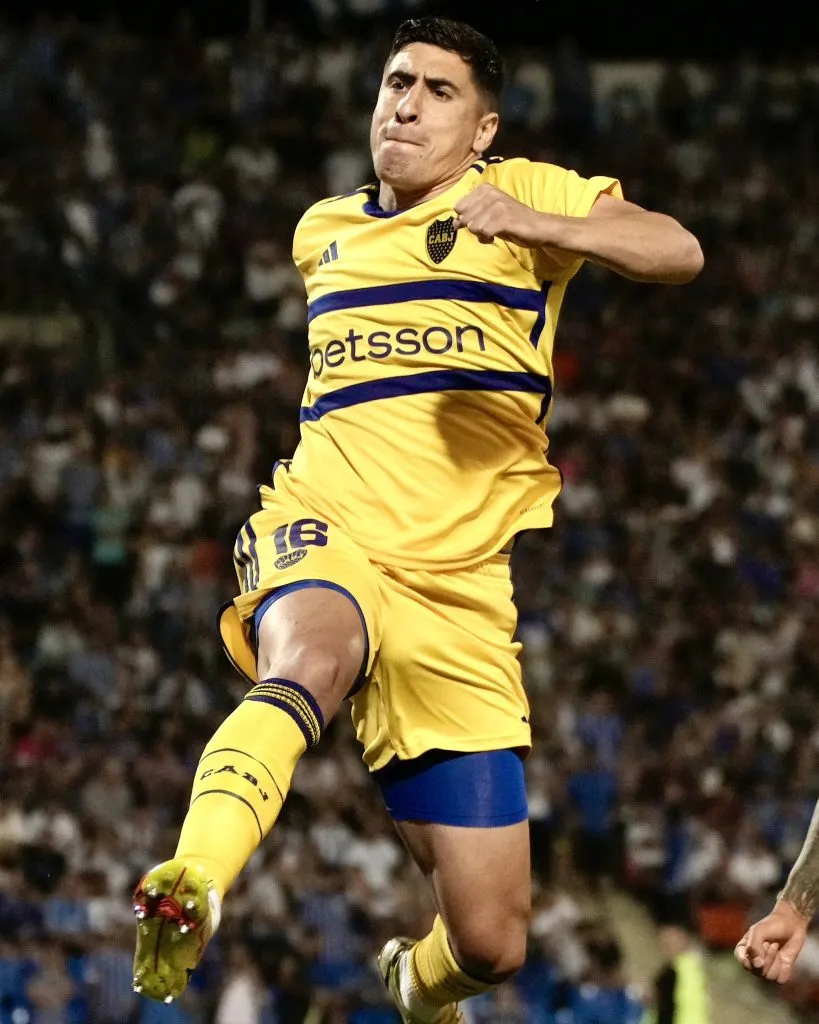 Merentiel festeja su gol número 18 en la temporada (@BocaJrsOficial)