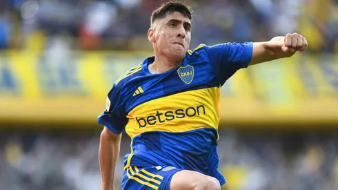 Merentiel va por otro gol y dos marcas con la camiseta de Boca. Foto: Getty