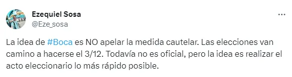 La decisión que tomará el oficialismo. (Captura)