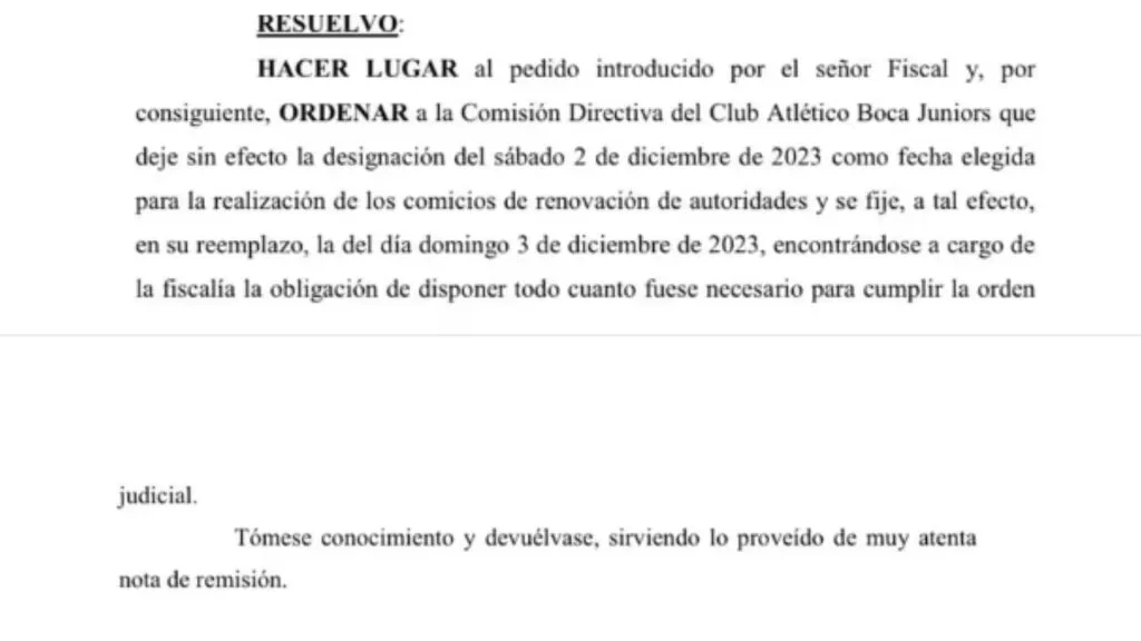 El fallo de la Justicia de la Ciudad de Buenos Aires.