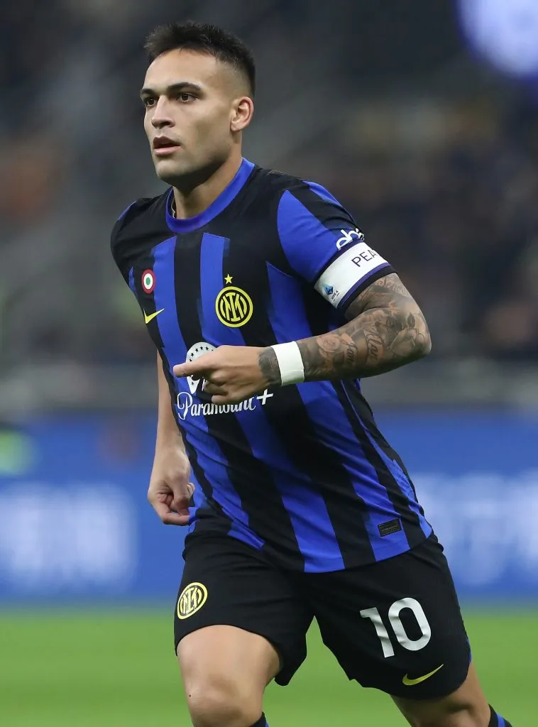 Lautaro Martínez, en el inter. (Getty)