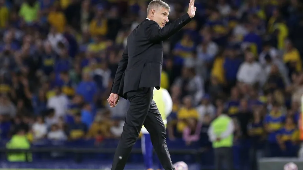 Martín Palermo es ovacionado cada vez que visita La Bombonera. (Getty)