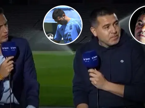 La firme respuesta de Riquelme cuando le preguntaron por la posible salida de Scaloni y la llegada de Gallardo a Arabia