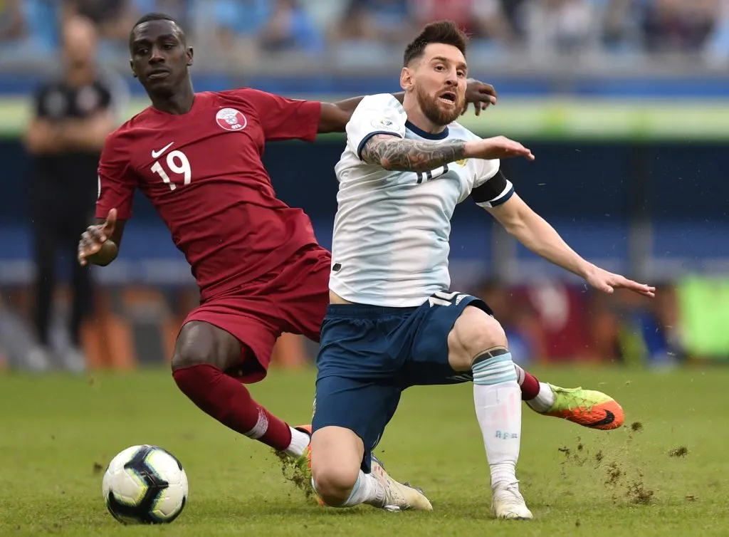 Qatar vs. Aregntina en la Copa América del 2019 (Getty Images)