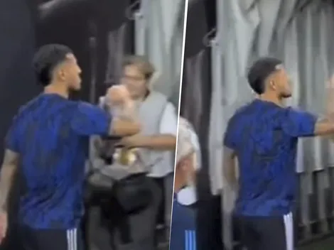 VIDEO | El picante gesto de Paredes a la hinchada de Brasil