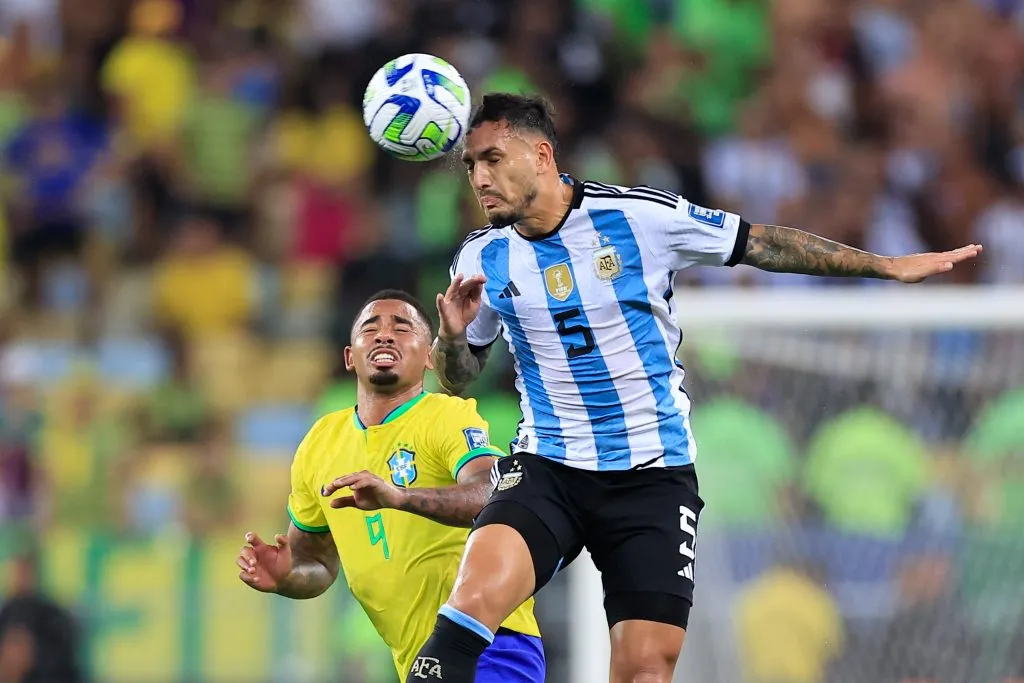 Paredes, contra Brasil. (Getty)