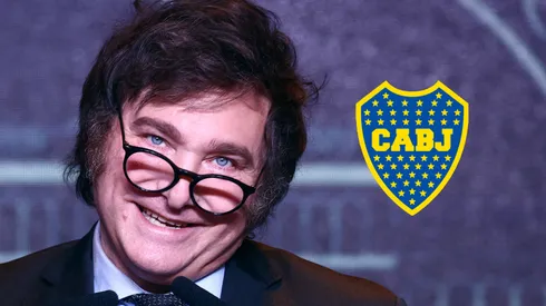 El libertario tuvo un fuerte vínculo con Boca durante años. (Getty)