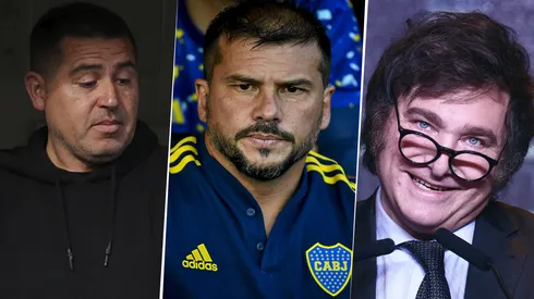 Riquelme, Herrón y Milei