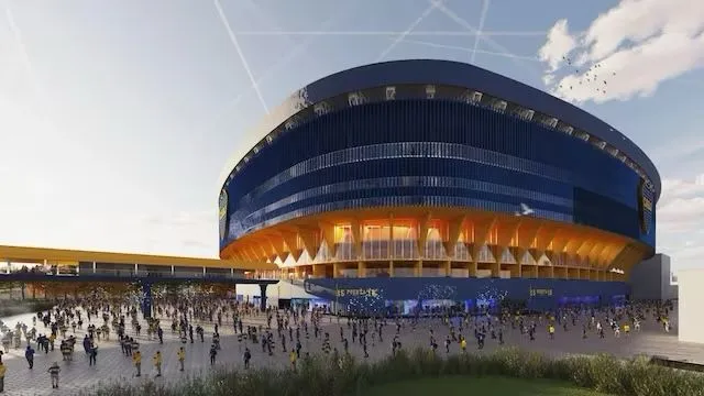 La nueva Bombonera desde otro ángulo.