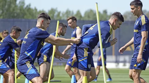 Boca trabaja en Ezeiza (Prensa CABJ)