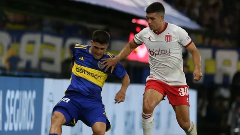 Rodríguez jugando en La Bombonera (Getty)