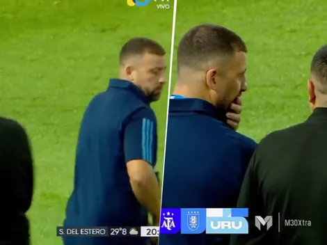 VIDEO | Riquelme le hizo una broma a Samuel y lo empujó y la reacción de Walter fue viral