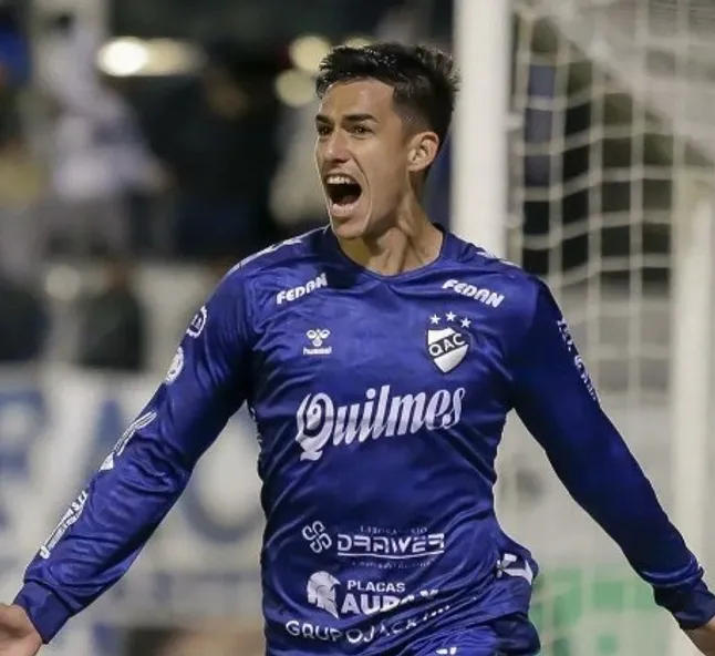 Renzo Giampaoli en Quilmes (Fuente: Quilmes)