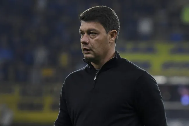 Battaglia, en La Bombonera (Getty)