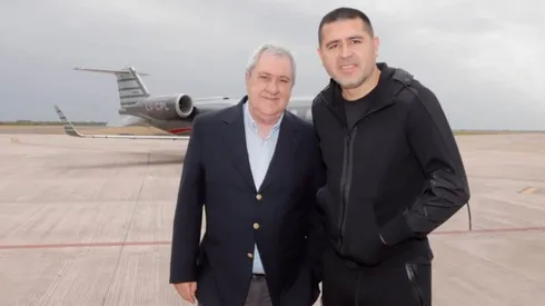 Román junto a su compañero de fórmula. Foto: Prensa CABJ