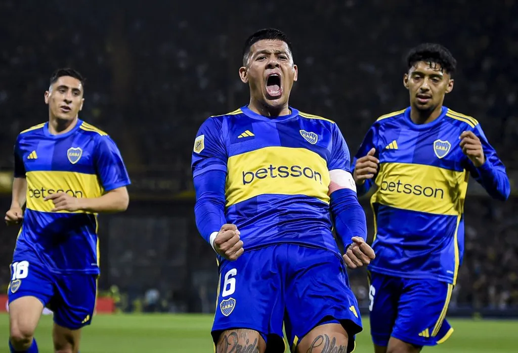 Marcos Rojo vs. Unión (Getty Images)