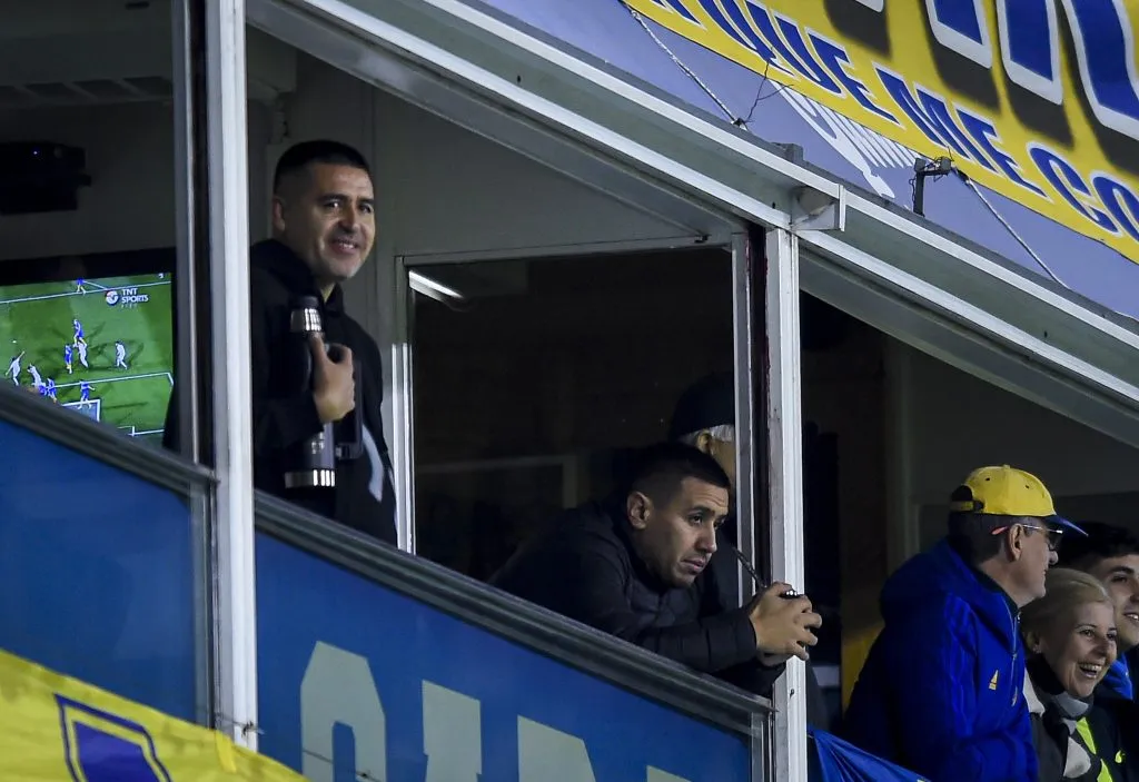 Román, el mate y La Bombonera (Getty)