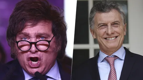 Javier Milei y Mauricio Macri