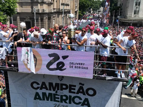 De mal gusto: la provocación de un jugador de Fluminense a Boca en los festejos por la Copa