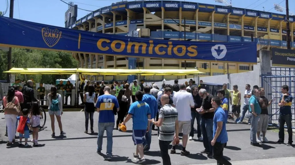 Cambio para las elecciones: se darán dentro de La Bombonera. Foto: Captura