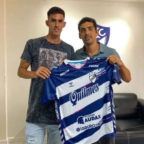 Giampaoli, uno de los que regresa a Boca en 2024. Foto: Quilmes Oficial